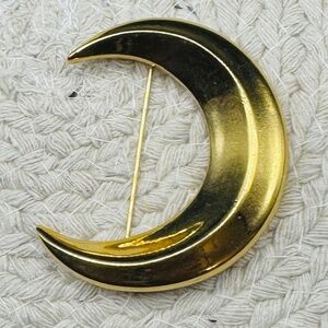 Givenchy Crescent Moon Brooch
